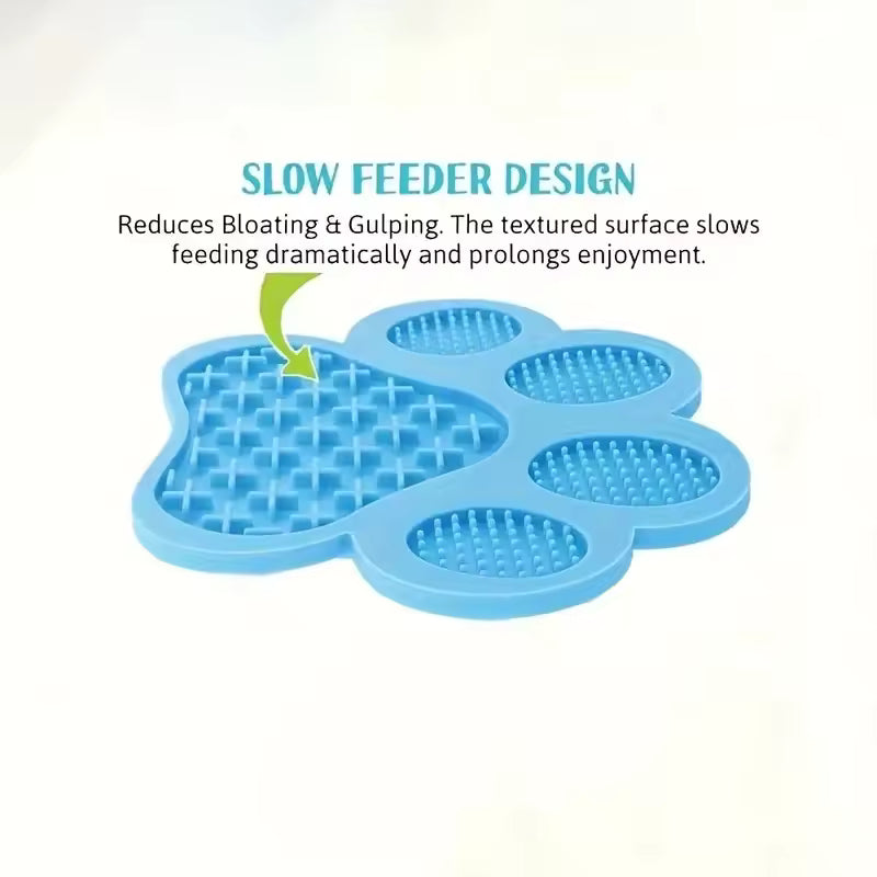 Mycicy Dog Lick Pad Slow Feeder Mat with Super Suction for Dogs – Anxiety Relief, Bathing, Grooming, Training & Treats