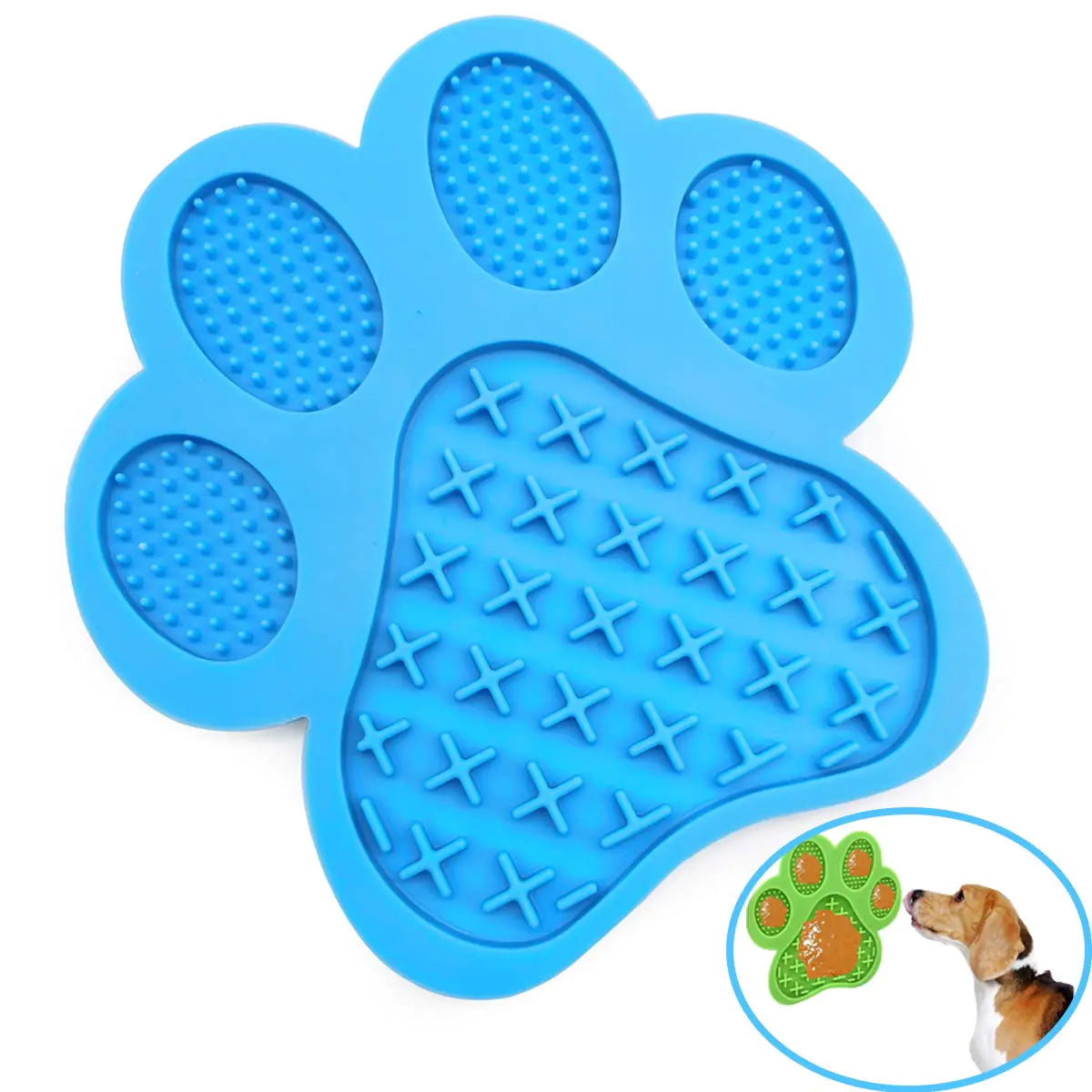 Mycicy Dog Lick Pad Slow Feeder Mat with Super Suction for Dogs – Anxiety Relief, Bathing, Grooming, Training & Treats